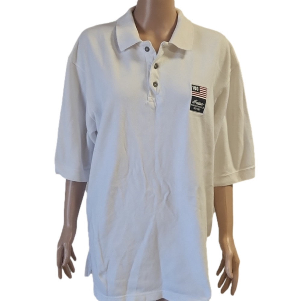 𝅺Indian Motorcycle collard short sleeve shirt (code-G012)